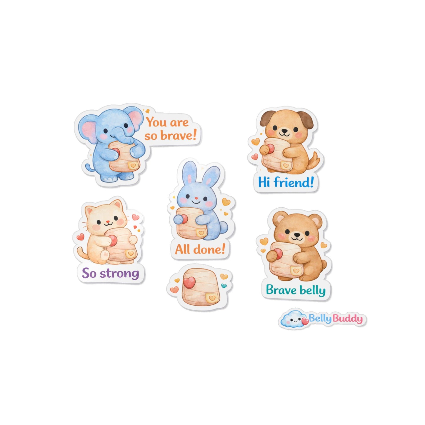 Belly Buddy™ Everyday Little Explorers (Toddler) Ostomy Stickers