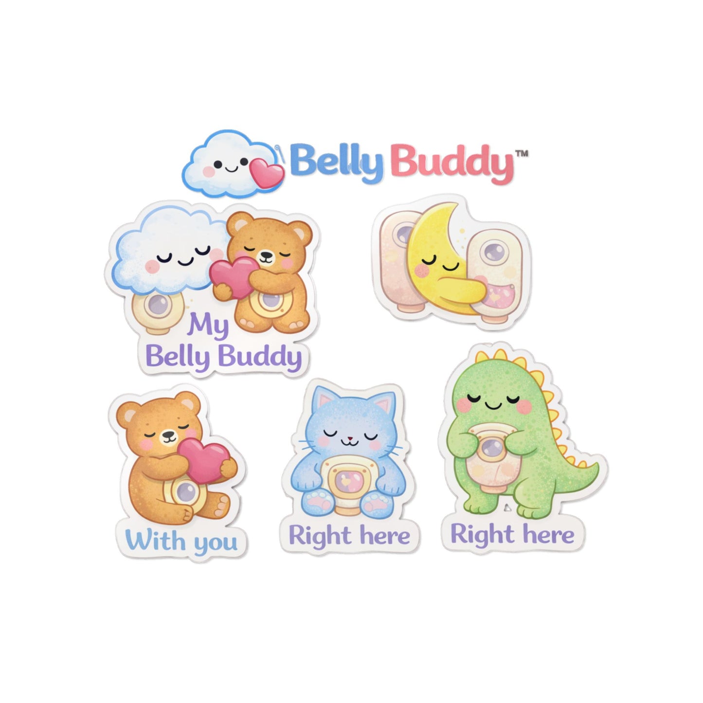 Belly Buddy™ My Belly Buddy - Big Kid Ostomy Stickers
