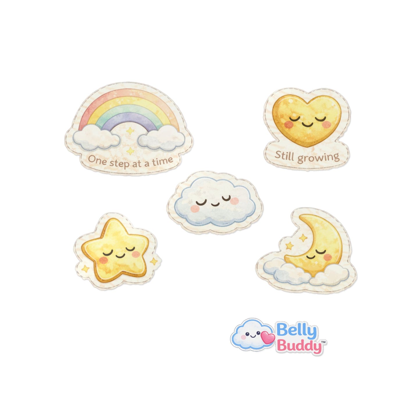Belly Buddy™ Soft Hope - Newborn Ostomy Stickers