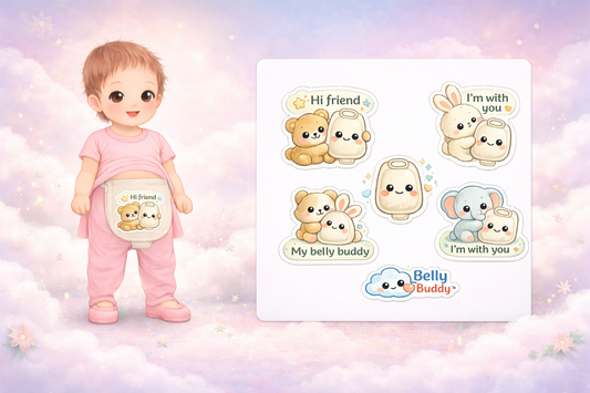 Belly Buddy™ Belly Buddies and Friends Little Explorer Ostomy Stickers