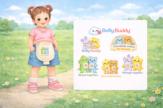 Belly Buddy™ Calm & Comfort- Big Kid Ostomy Stickers