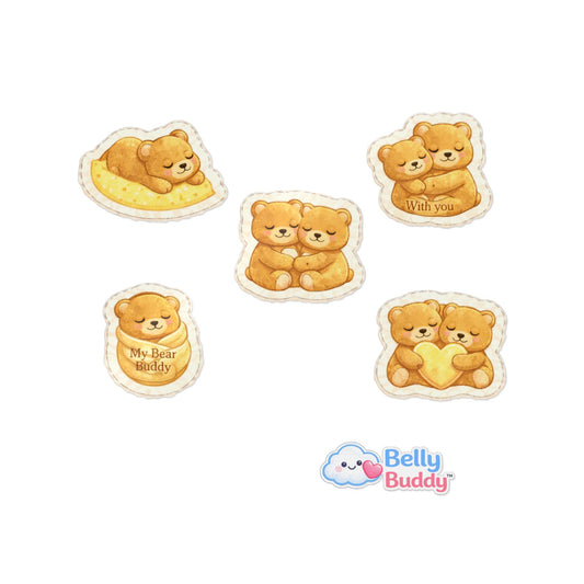 Belly Buddy™ Baby Bear Buddies - Newborn Ostomy Stickers