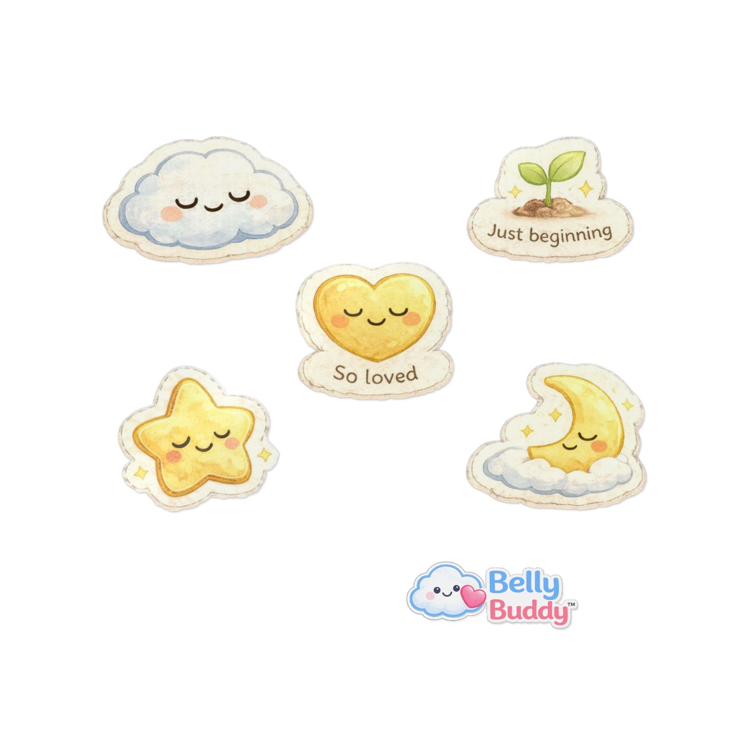 Belly Buddy™ New Little Life - Newborn Ostomy Stickers