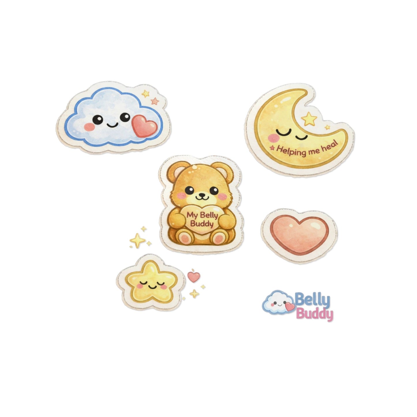 Belly Buddy™ Gentle Beginnings Newborn Ostomy Stickers